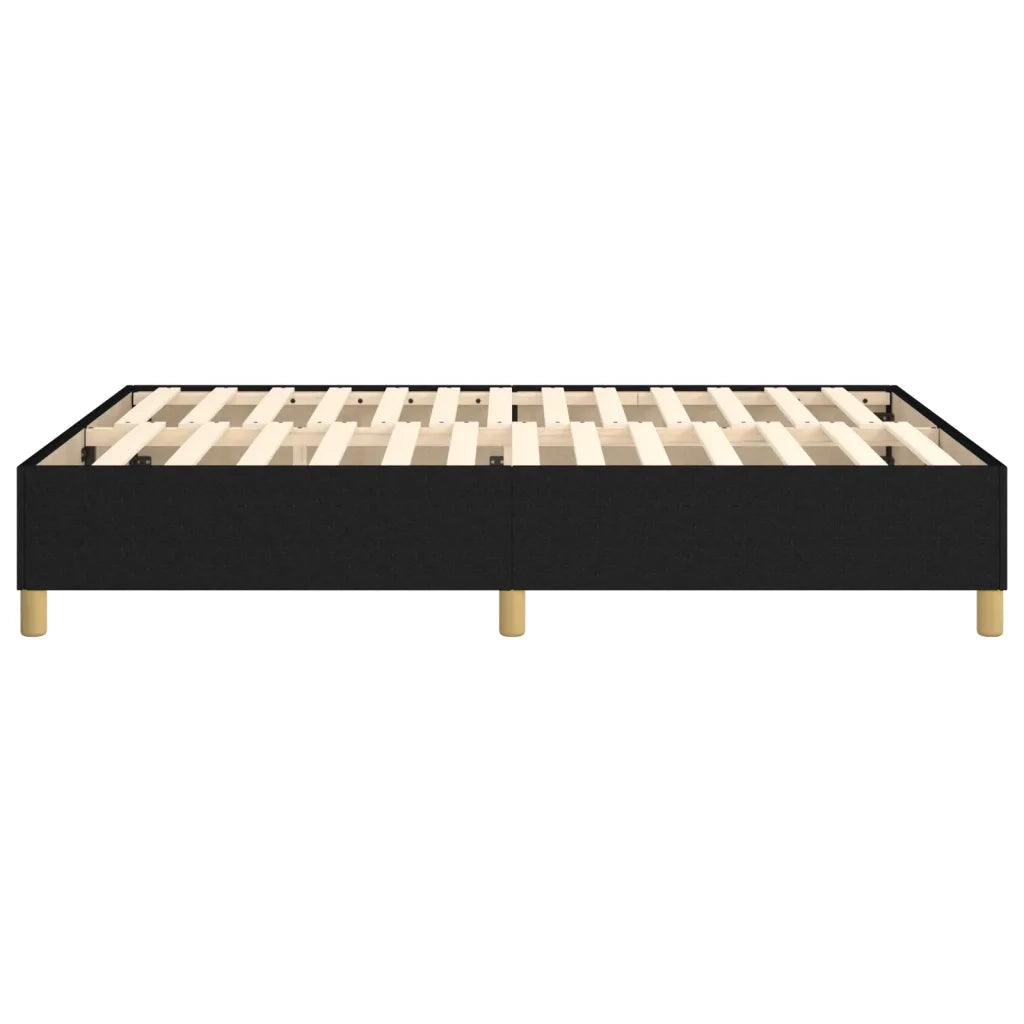Struttura Letto a Rete a Molle Nero 140x200 cm in Tessuto 3120963