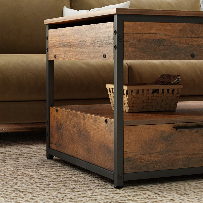 Tavolino da Caffè Marrone 100x48x50 cm