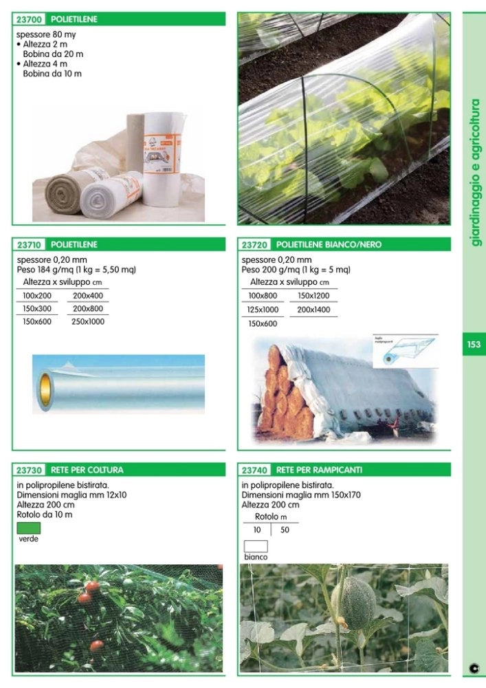 6rotoli bobina polietilene 4x10 m (40 mq) cod:ferx.6808