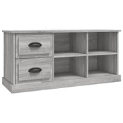 Mobile TV multimediale mensola TV credenza TV sala da pranzo soggiorno camera da letto Sonoma 102 x 35,5 x 47,5 cm legno ingegnerizzato grigio 02_0028356