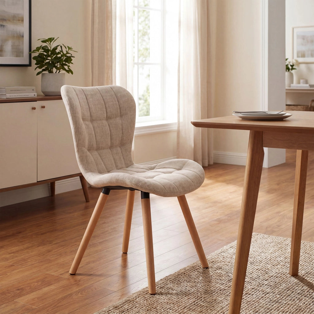Stuhl Elda Stoff natura