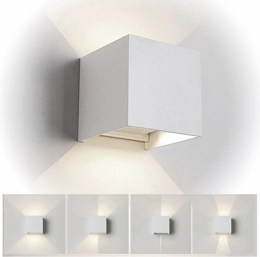 Applique lampada da parete muro per esterni e interni illuminazione a led da 22w Bianco a luce naturale 4000K