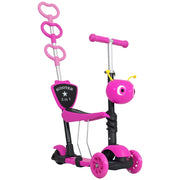 Monopattino per Bambini 3 Ruote con Sedile e Maniglione ¨C zephmum ¨C Altezza Regolabile