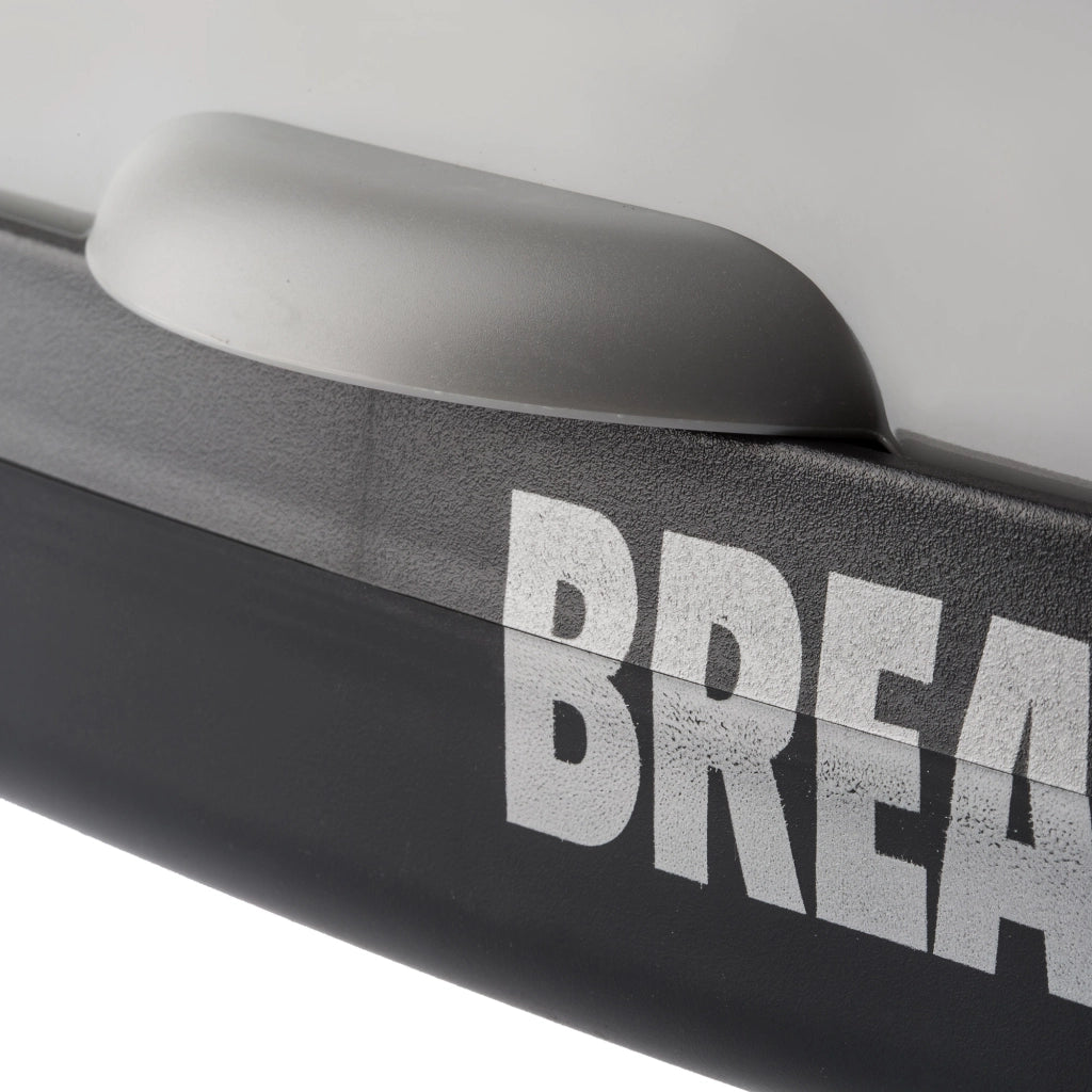 Contenitore per pane KADAX grande con coperchio, colore grigio, moderno.