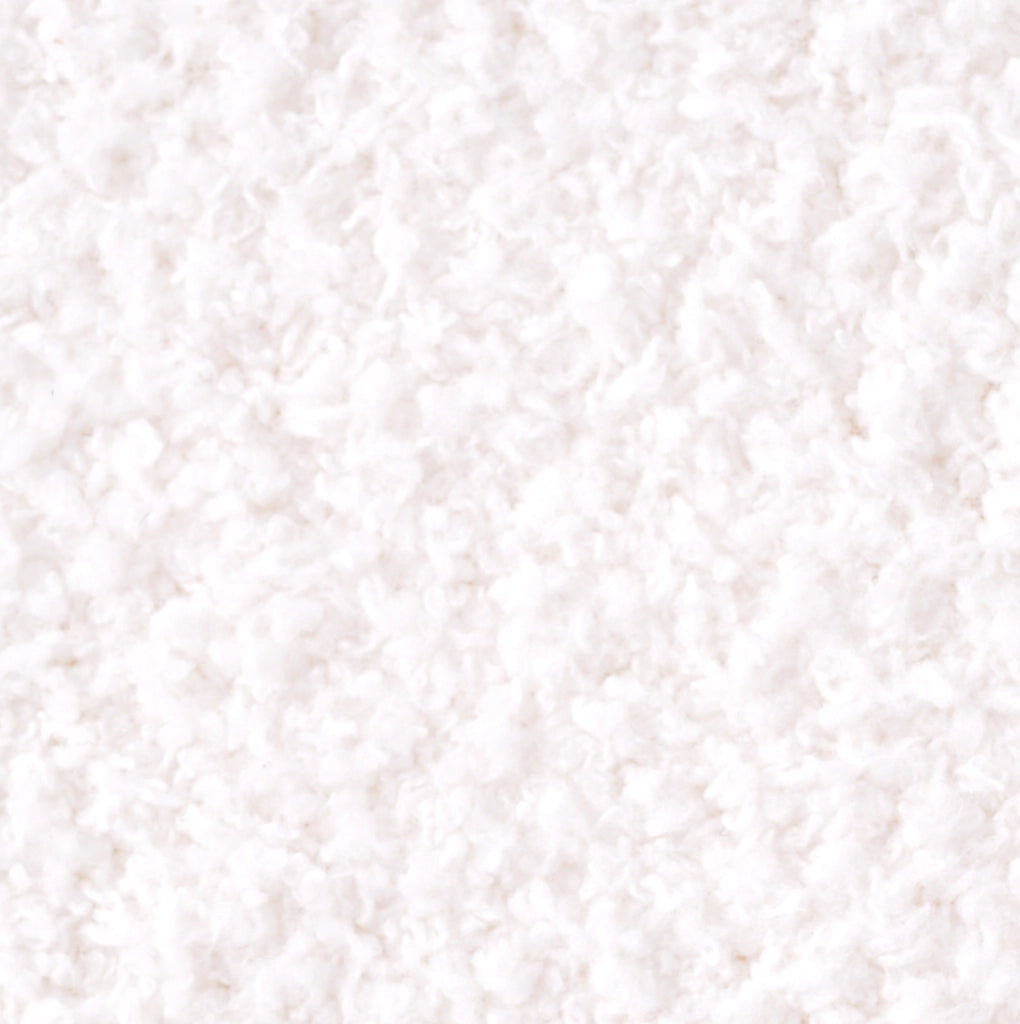 Letto imbottito 90x200 cm in Sherpa bianco con USB Type-C; LED e 2 cassetti; con materasso