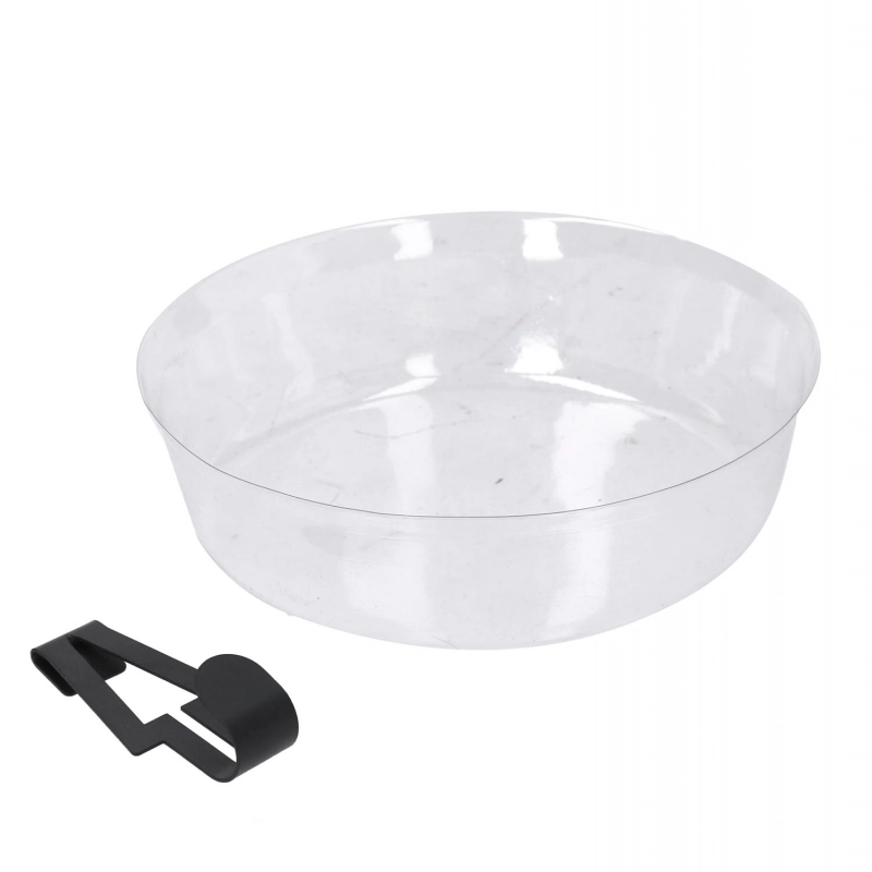Portaombrelli metallo bianco rettangolare cm 25x15h50