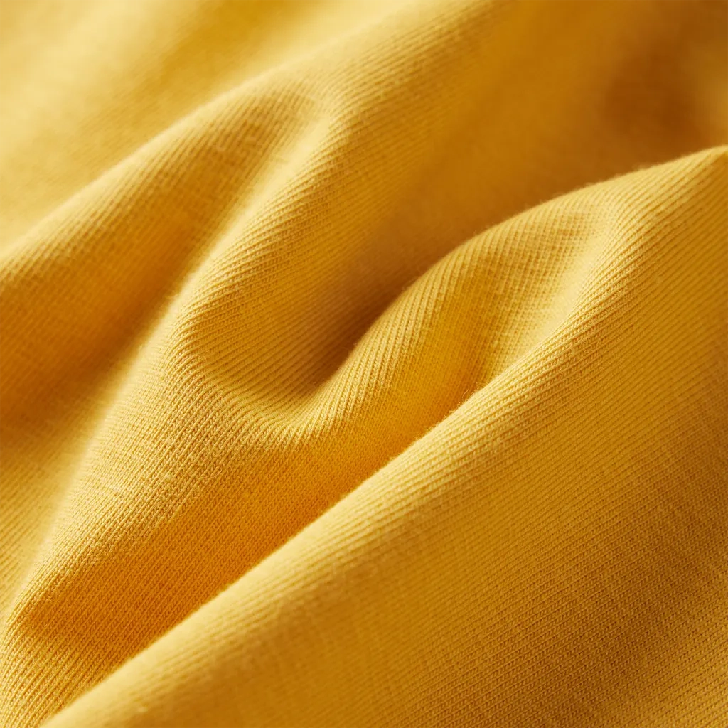 Maglietta per Bambini Maniche Lunghe Ocra Scuro 140 13638