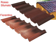 LASTRE ONDUVILLA ROSSO SFUMATO 107X40