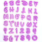 Fondant modelleergereedschap alfabet numeri lettere stampe per dolci forme per torte decorazioni divertenti per feste compleanni celebrazioni 36 pezzi