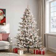 Albero di Natale artificiale con palline 240 cm 300 LED 3466665