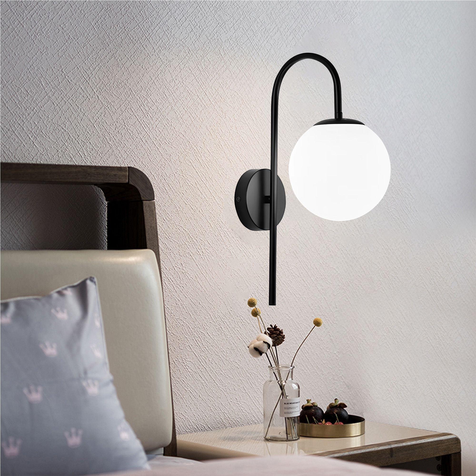 Lampada Da Parete G090-1w Black