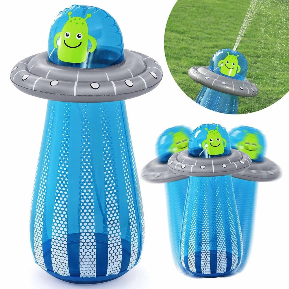 Trade Shop - Gioco Gonfiabile Spruzza Acqua Pungiball Sempreimpiedi Ufo Blaster 61x119cm Bambini 52731 -