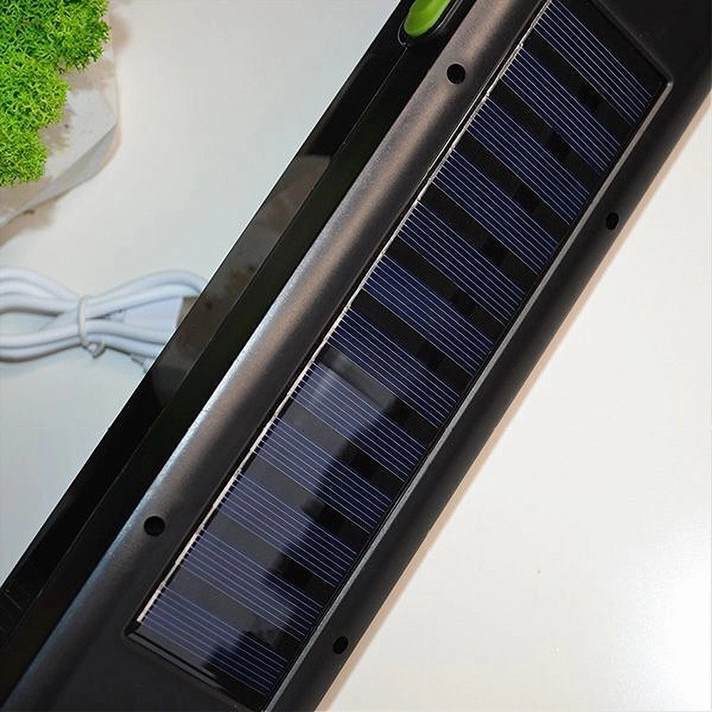 Trade Shop - Torcia Portatile Lampada Di Emergenza Ricaricabile Usb A Carica Solare 32 Led -