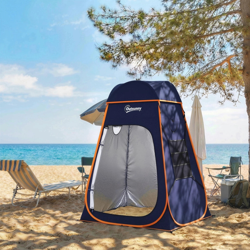 Tenda Doccia Portatile Pop Up ¨C zephmum ¨C Blu 152x152x200 cm