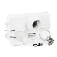 Stazione di sollevamento 4/2 con trituratore WC 800 watt Pompa per acque reflue