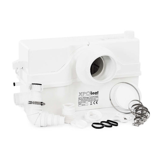 Stazione di sollevamento 4/2 con trituratore WC 800 watt Pompa per acque reflue