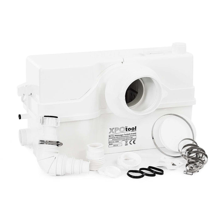 Stazione di sollevamento 4/2 con trituratore WC 800 watt Pompa per acque reflue