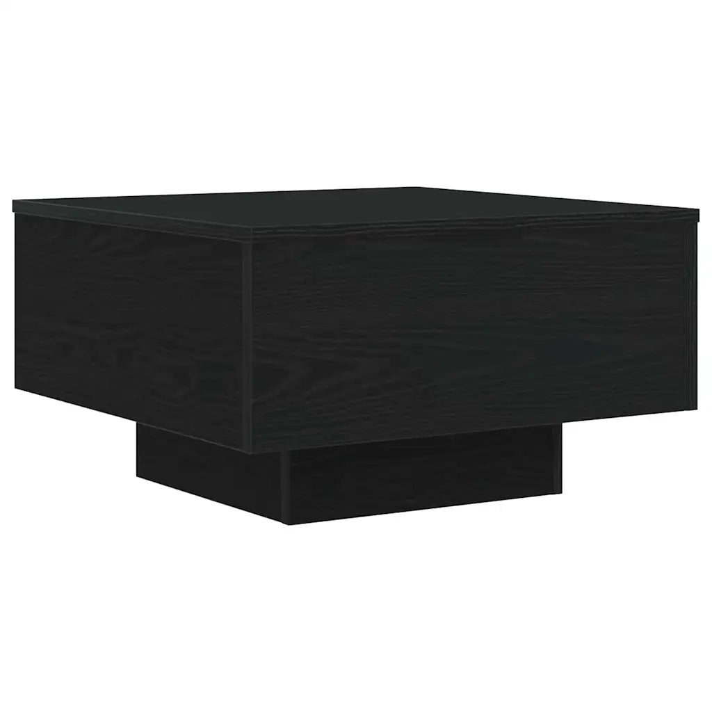 Tavolino da Salotto-Tavolino da soggiorno-Tavolo Rovere Nero 55 x 55 x 31 cm 721951