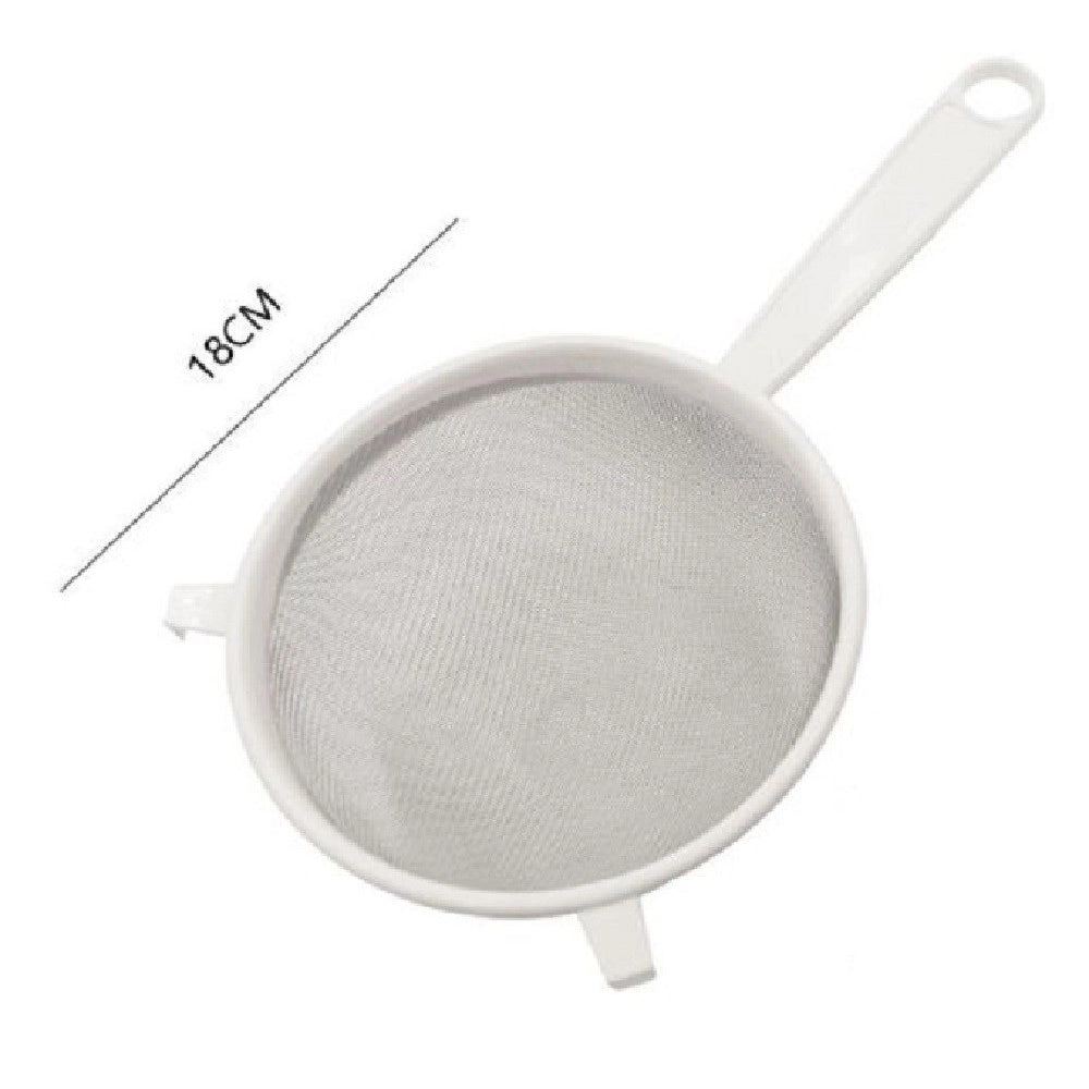 Trade Shop - Colino Setaccio Passino A Rete In Plastica Resina ø18cm Da Cucina Gancio 50544 -