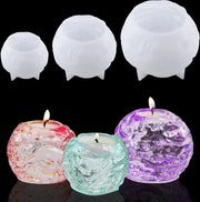 Kit di modelli per candele in silicone - Onde di luce per candele in silicone - Kit per candele in silicone - Decorazione per tavola da cena DIY