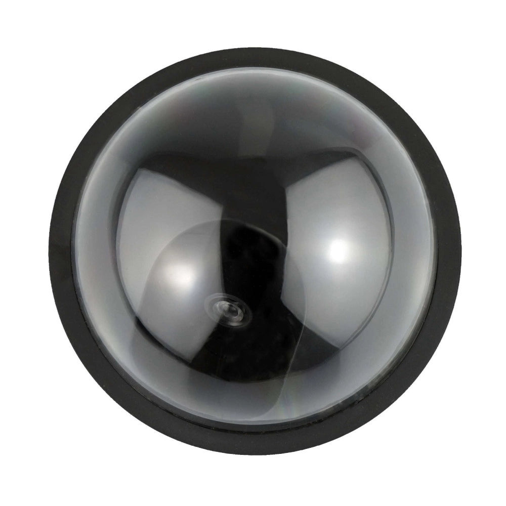 Trade Shop - Telecamera Finta Con Led Lampeggiante Dome Camera Videosorveglianza Soffitto -