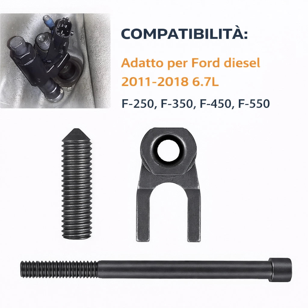 Estrattore Iniettori Diesel Compatibile con Ford 6.7L F250 F350 F450 (2011-2018) | FS-14339