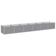 Letto rialzato da giardino Grigio 480 x 80 x 55 cm 8006442
