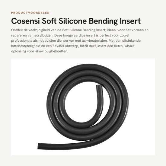 Inserto di Silicone - Flessibile - 3 Dimensioni - Resistente - Resistente al Calore - Per Tubi Acrilici - Bocchetta di Silicone