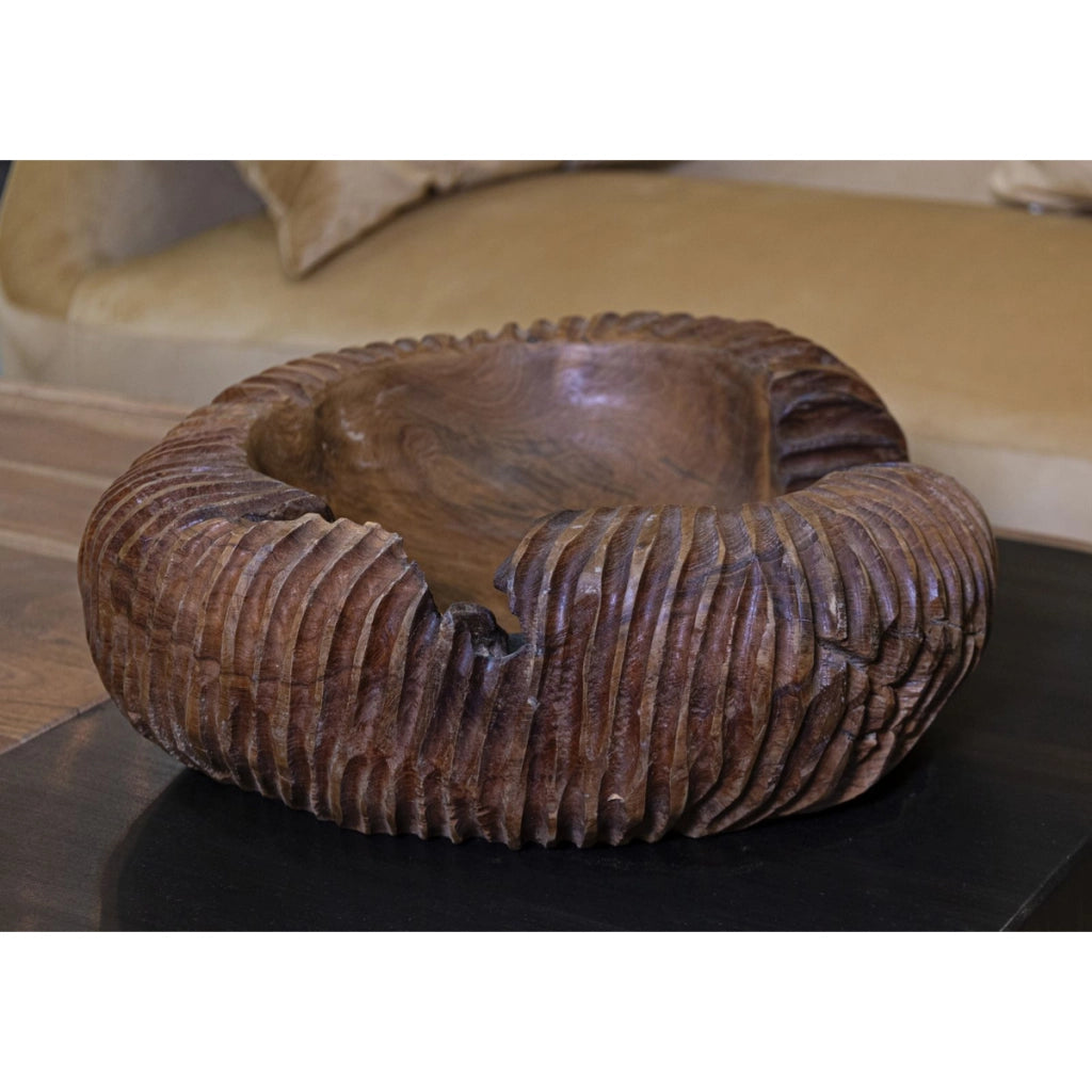 Vassoio Natura 15, Marrone, Legno, 37x40x16 cm