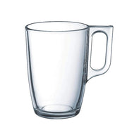 Set 6 Tazze Tazzone Latte Mug in Vetro Trasparente 32 cl Luminarc