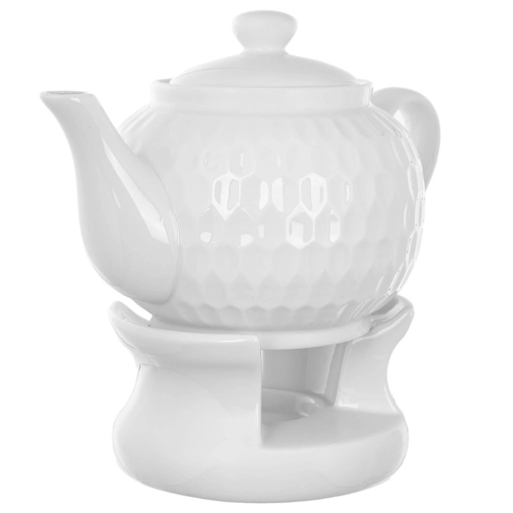 Teiera KADAX con riscaldatore 900ml per tè 0,9L in ceramica, idea regalo