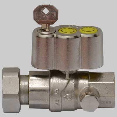 VALVOLA A SFERA GAS DIRITTA POST CONTATORE  1 x 11/4 girevole     F.I.V.