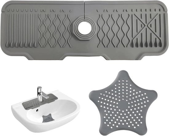 Set di protezione del pavimento con compressore e pentagramma - silicone idrorepellente - scarico pieghevole
