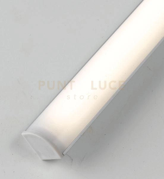 BARRA LED ANGOLARE UNIX ARGENTO IN ALLUMINIO E POLICARBONATO 23,04W 1560LM 4000K DRIVER INCLUSO 2,2X120X1,6CM LEDBAR-UNIX-120 ANG