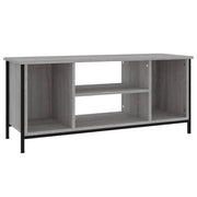 Mobile TV multimediale mensola TV credenza TV sala da pranzo soggiorno camera da letto Sonoma 102 x 35 x 45 cm legno ingegnerizzato grigio 02_0028352