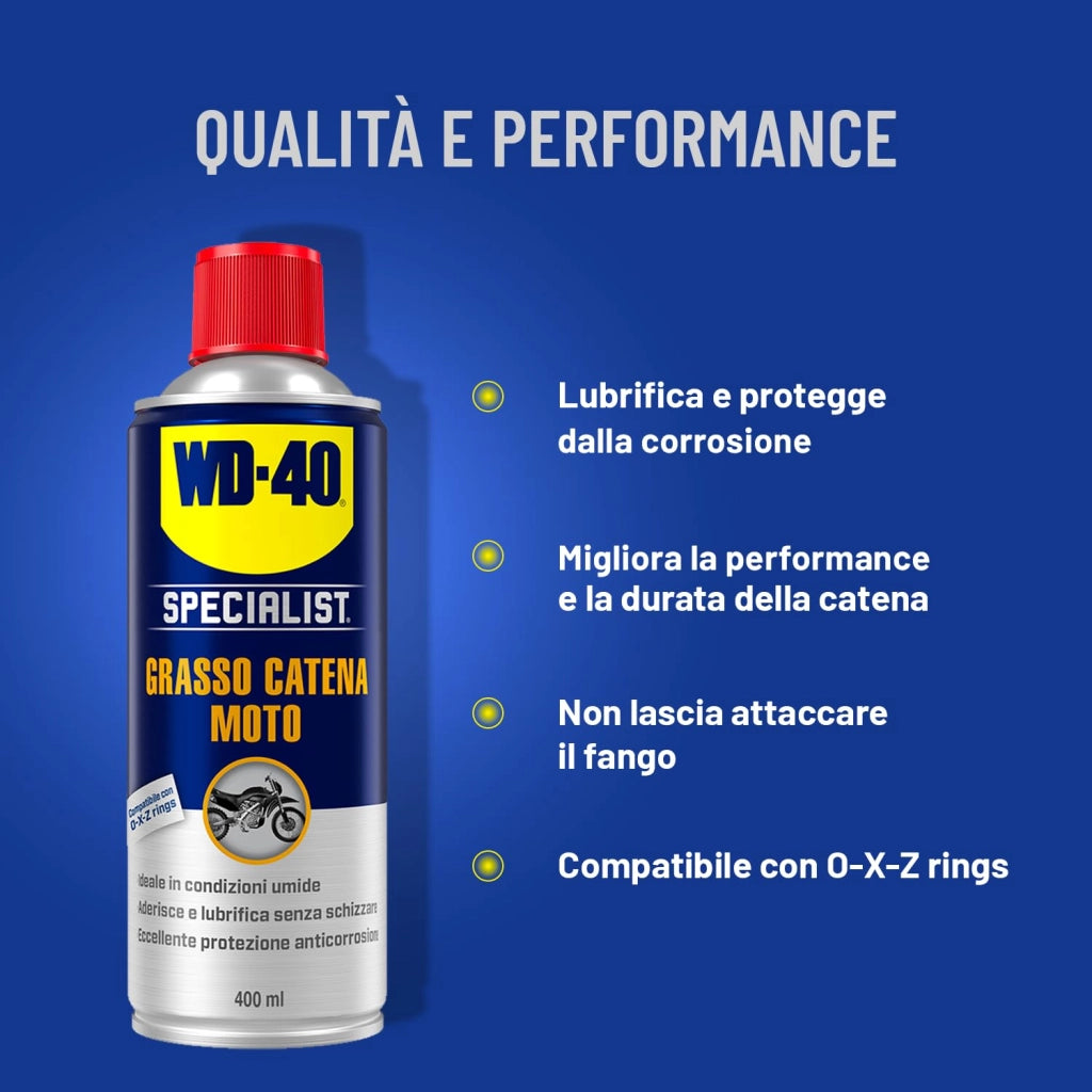 Spray WD 40 Grasso Catena Moto in Condizioni Umide Ml. 400