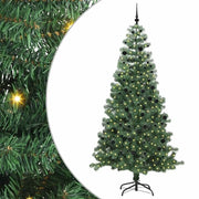 Albero di Natale | Decorazioni natalizie con 300 LED con supporto Verde 240 cm PVC
