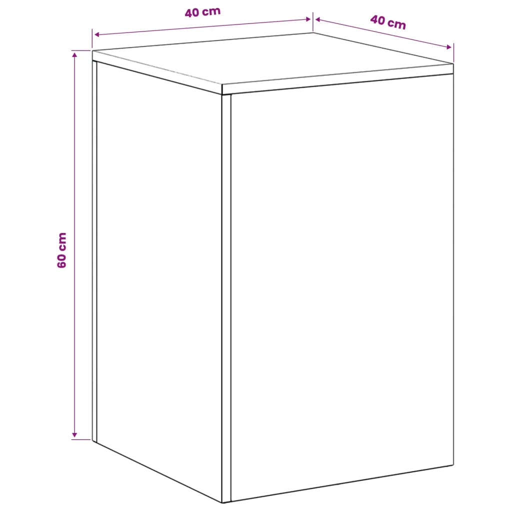 Supporto per piante Argento 40 x 40 x 60 cm Acciaio 8012538