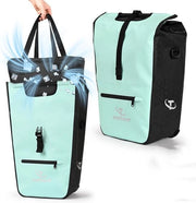 Borsa per bicicletta con tasca removibile 3-in-1 impermeabile - per portabagagli, borsa a tracolla e borsa da spalla (22-28 litri)