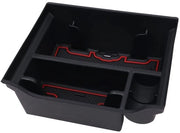 Organizzatore di supporto per braccio - Cassetto di archiviazione nascosto - Adatto per Tesla Model 3/Y - Plastica ABS di alta qualità - Nero - Progettato per risparmiare spazio