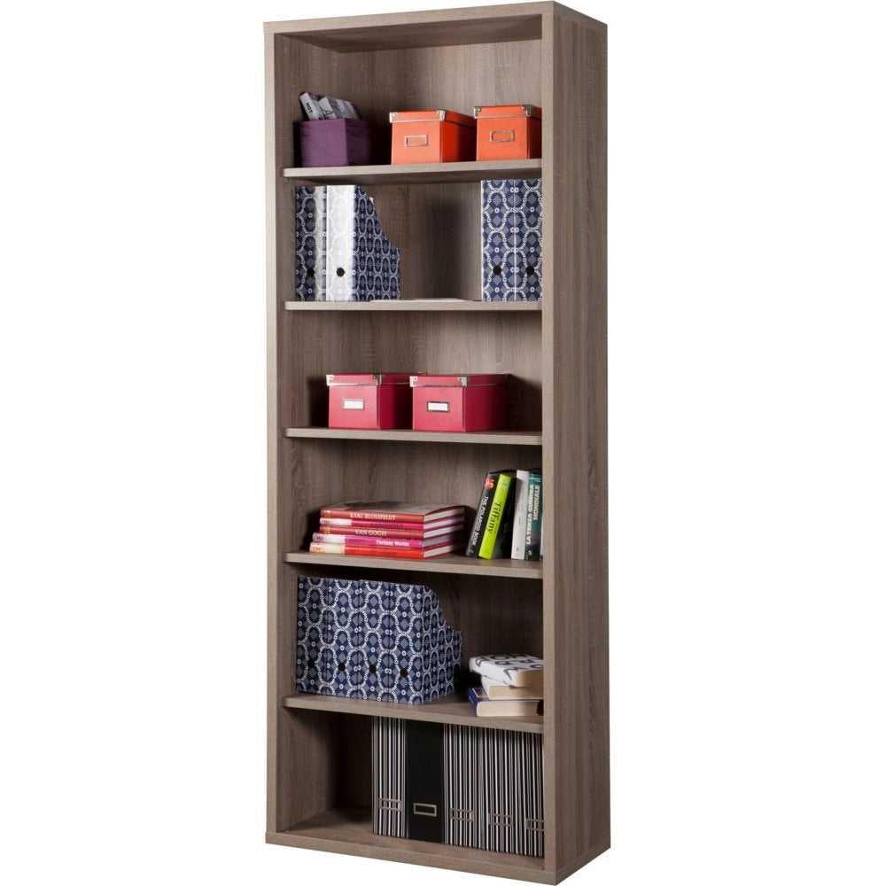 1pz disegno libreria 6 vani 36x82xh217 cm rovere cod:ferx.86364