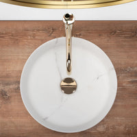 Lavabo Da Appoggio Rea Sami Marble Mat