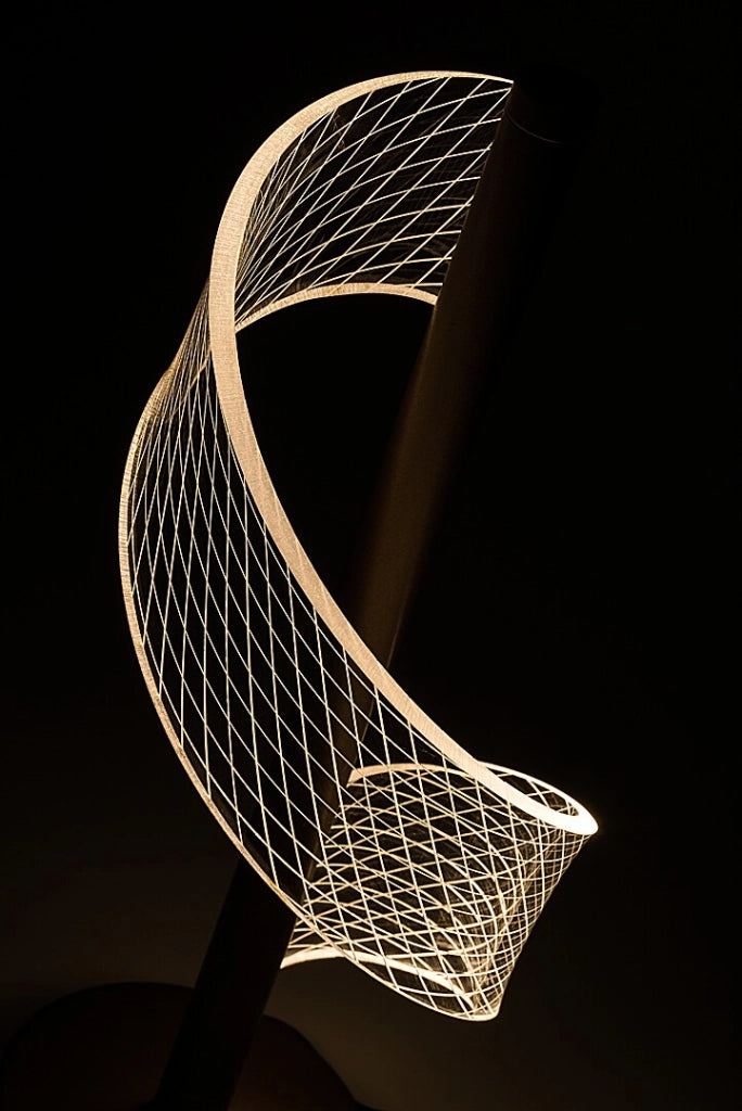 Lampada da tavolo Zofrael LED oro trasparente Rabalux