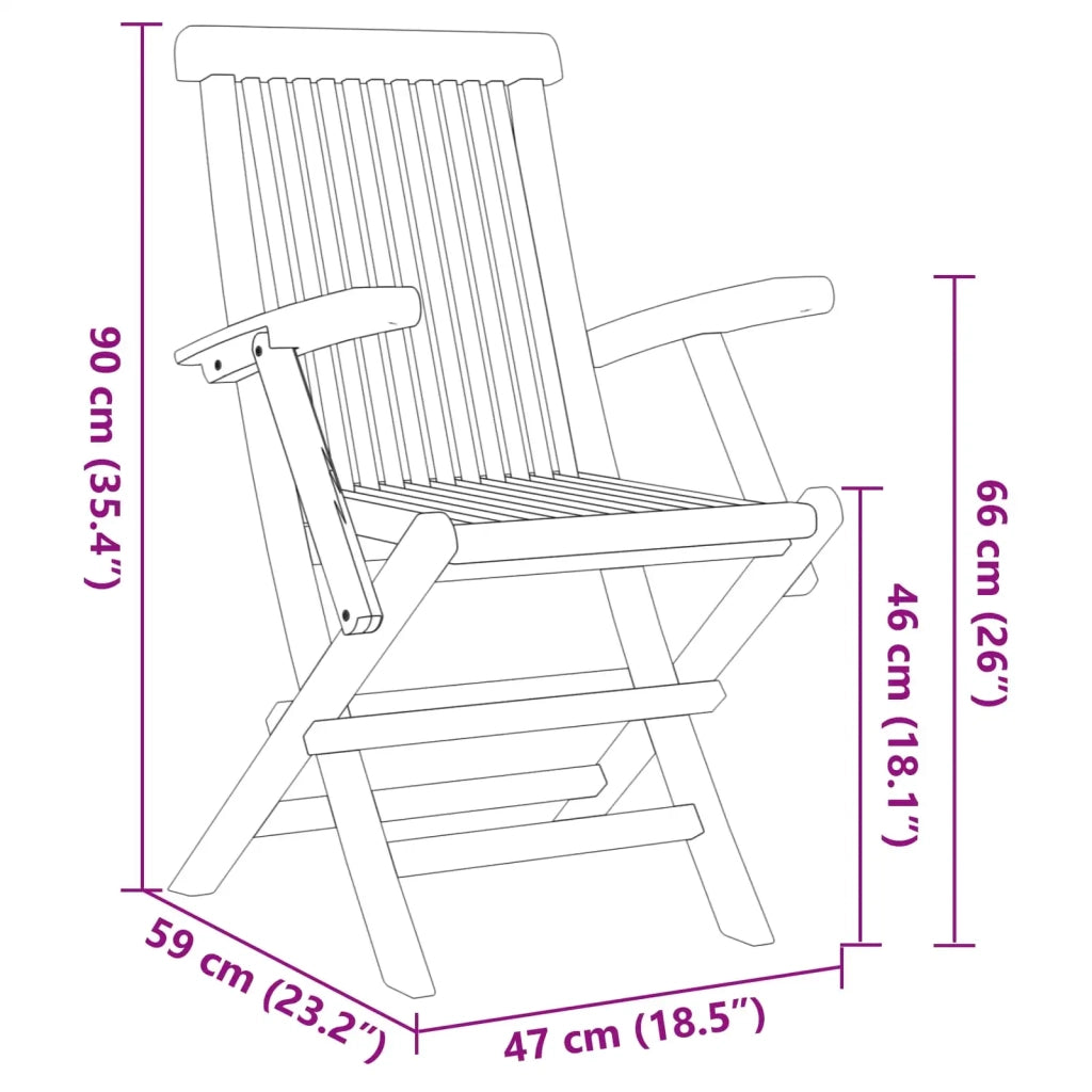 Set da Pranzo per Giardino 7 pcs Marrone Legno di teak solido 3157131