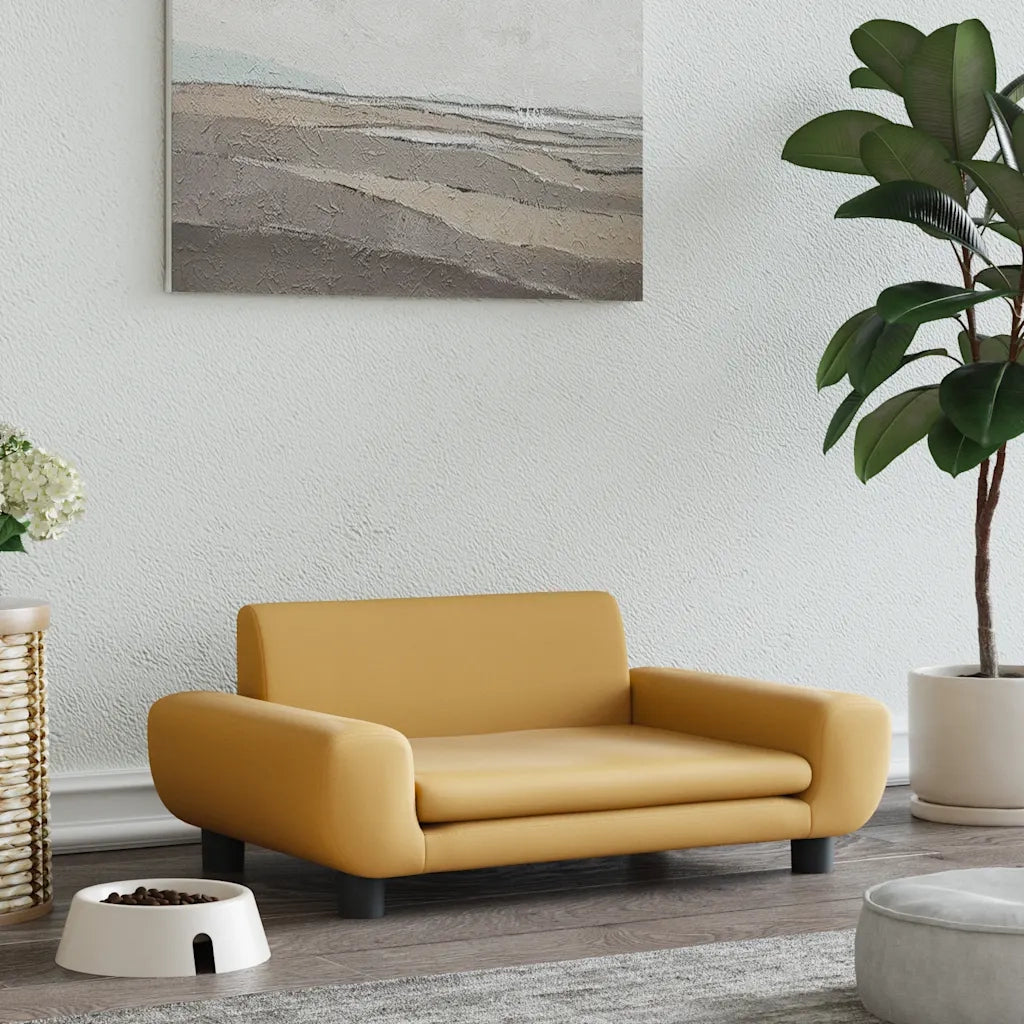 Lettino per Cani Marrone 70x45x33 cm in Velluto 171993