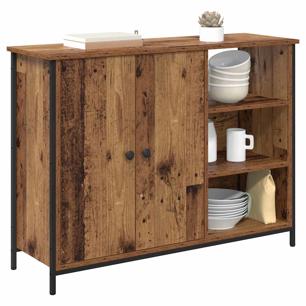 Credenza-Buffet-Armadio da cucina Legno vecchio 100 x 33 x 75 cm Legno multistrato