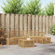Set di divani da esterno 6 pcs Bianco 59 x 59 x 37 cm 3391699