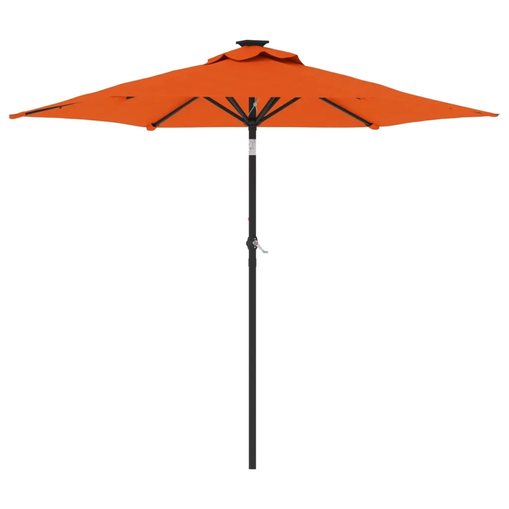 Ombrellone Giardino con Palo Acciaio Terracotta 225x225x212 cm 4005063