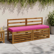Cuscini per Panchina a 2 Pezzi SOEST 2 pz 100% Poliestere Rosa 949883