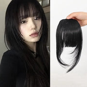 Pruika per capelli finte per donna, stile pony, capo per sostituire la crescita dei capelli, simulazione di capelli naturali, senza cuciture, in lana artificiale.
